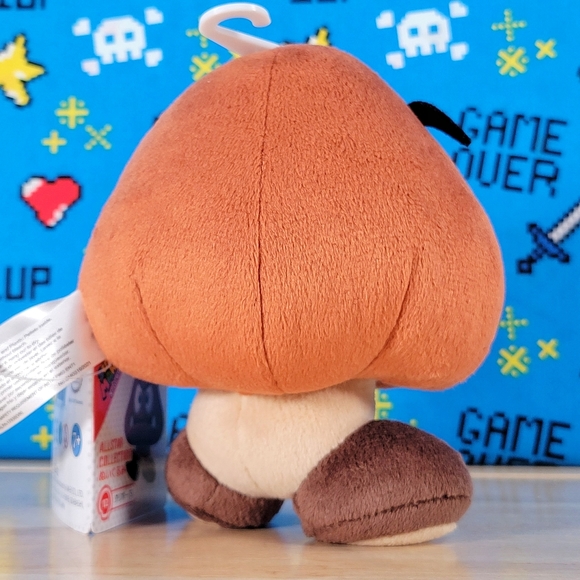 Super Mario All Star Collection Goomba 5" #12 Nintendo Little Buddy Plush NWT - Picture 3 of 12